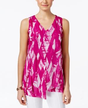 Alfani Sleeveless Asymmetrical Top, Only At Macy's