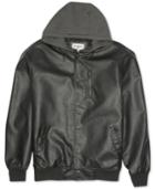 Billabong Future Faux-leather Hooded Jacket