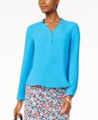 Nine West V-neck Swing Blouse