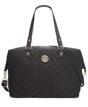 Tommy Hilfiger Quilted Nylon Isla Weekender