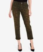 Vintage America Camo-print Cuffed Ankle Pants