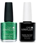 Creative Nail Design Vinylux Emerald Light Nail Polish & Top Coat (two Items), 0.5-oz, From Purebeauty Salon & Spa