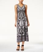 Style & Co. Petite Printed Maxi Dress, Only At Macy's