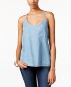 American Rag Flared Denim Tank Top, Only At Macy's