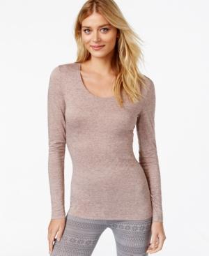 32 Degrees Space-dyed Scoop Neck Baselayer Top