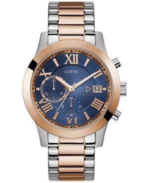Guess Men's Chronograph Two-tone Stainless Steel Bracelet Watch 45mm