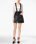 Guess Rona Faux-leather Suspender Skirt