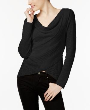 Inc International Concepts Cowl-neck Crossover Sweater, Only At Macy's