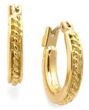 Charter Club Gold-tone Small Hoop Earrings