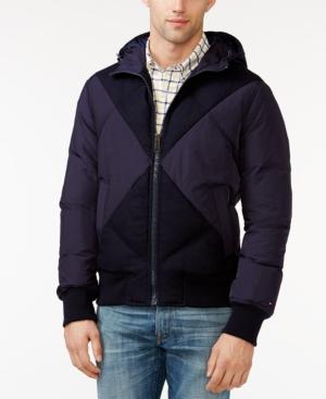 Tommy Hilfiger Bond Colorblocked Multi-media Hooded Street Coat