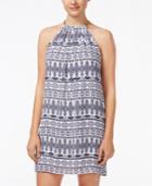B Darlin Juniors' Necklace Printed Shift Dress