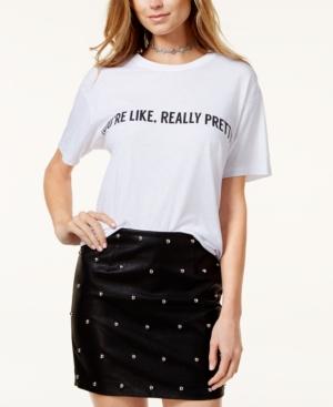 The Style Club Cotton Pretty Graphic T-shirt