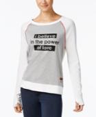 Peace Love World Power Of Love Graphic-print Sweatshirt