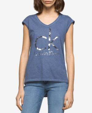 Calvin Klein Jeans Foil-logo Graphic T-shirt
