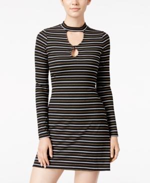 Material Girl Juniors' Ribbed Striped Dress, Only At Macy's