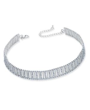 Inc International Concepts Silver-tone Pave & Stick Choker Necklace, Only At Macy's