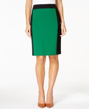 Nine West Colorblocked Pencil Skirt