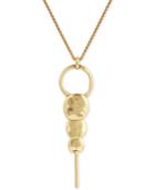 Lucky Brand Gold-tone Multi-circle Pendant Necklace