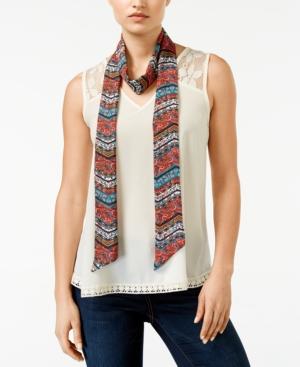 Self Esteem Juniors' 2fer V-neck Tank With Scarf