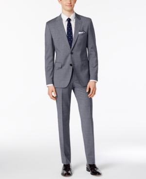 Hugo By Hugo Boss Men's Slim-fit Stepweave Wool Suit
