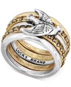 Lucky Brand Two-tone Bird Stack Ring