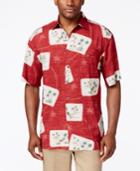 Campia Moda Men's Postcard Tropical-print Short-sleeve Shirt