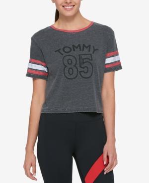 Tommy Hilfiger Sport Logo Crop Top, Created For Macy's