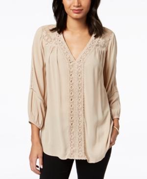 Jpr Crocheted-trim Top