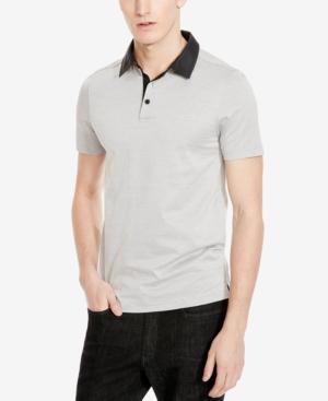 Kenneth Cole New York Men's Diamond Jacquard Polo