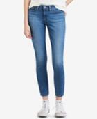 Levi's 711 Studded Zip-detail Ankle Skinny Jeans
