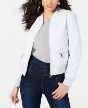 Guess Melissa Faux-leather Bomber Jacket