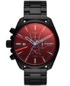 Diesel Men's Chronograph Ms9 Black Stainless Steel Bracelet Watch 47mm