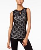 Inc International Concepts Lace Blouse, Only At Macy's