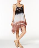 Raviya Tie-dyed Fringed Cover-up Women's Swimsuit