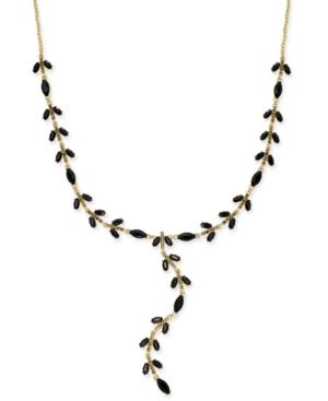Inc International Concepts Gold-tone Marquise Stone Vine Lariat Necklace, Created For Macy's