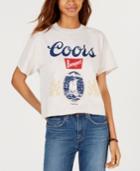 True Vintage Cropped Coors-graphic Cotton T-shirt