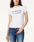 Prince Peter X Mean Girls Is Butter A Carb Cotton Graphic T-shirt