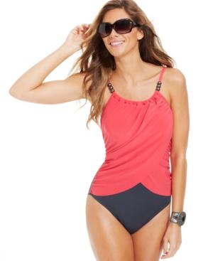 Magicsuit Draped Tummy-control One-piece Swimsuit