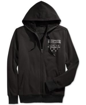 Sean John Sherpa-lined Logo Sweatshirt