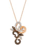 Le Vian Chocolatier Diamond Pendant Necklace (1/3 Ct. T.w.) In 14k Rose Gold