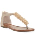 Jessica Simpson Kenton Pearl-embellished Flat Sandals Women's Shoes