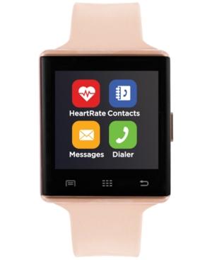 Itouch Unisex Air 2 Blush Silicone Strap Bluetooth Smart Watch 41mm
