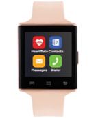 Itouch Unisex Air 2 Blush Silicone Strap Bluetooth Smart Watch 41mm