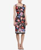 Sl Fashions Floral-print Sheath Dress