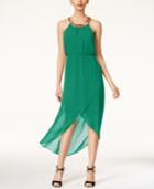 Thalia Sodi Embellished High-low Maxi Dress, Only At Macy's