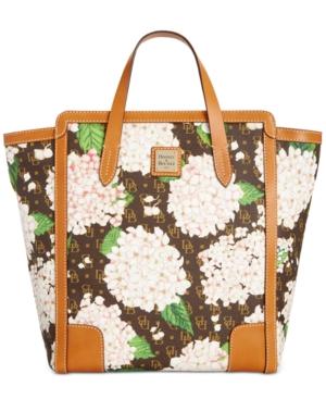 Dooney & Bourke Signature Hydrangea North South Shopper