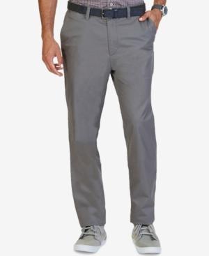 Nautica Men's Slim Fit Flat-front Marina Chinos