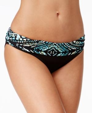 Kenneth Cole Desert Romance Metallic Tribal-print Bikini Bottoms Women's Swimsuit