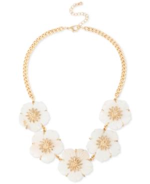 M. Haskell For Inc Gold-tone Floral Collar Necklace, Only At Macy's