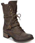 American Rag Reighn Lace-up Combat Boots, Created For Macy's Women's Shoes